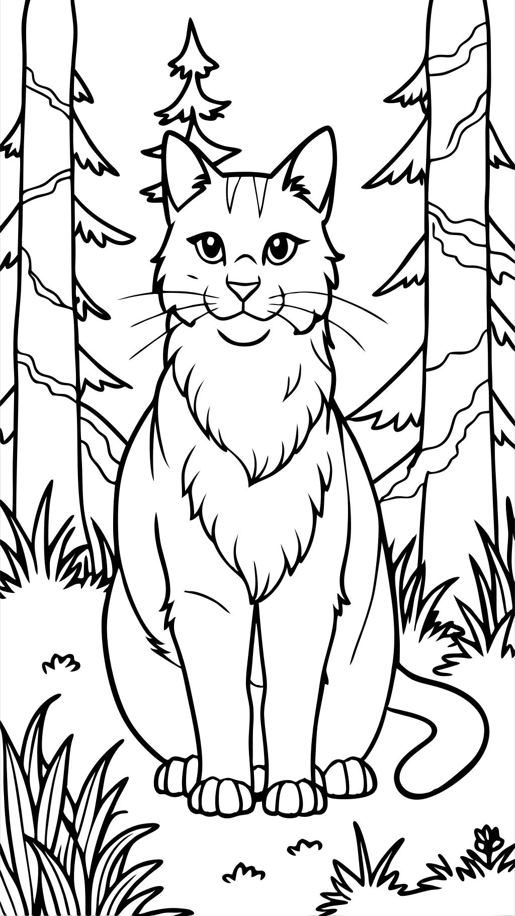 thunderclan warrior cat coloring pages raskrasil.com